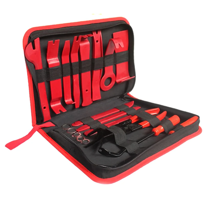 

AEF2-19 шт., набор инструментов для снятия автомобильной аудиосистемы, накладка на панель кузова, стерео ремонтный съемник, крепеж, набор инструментов для разборки и ремонта приборной панели