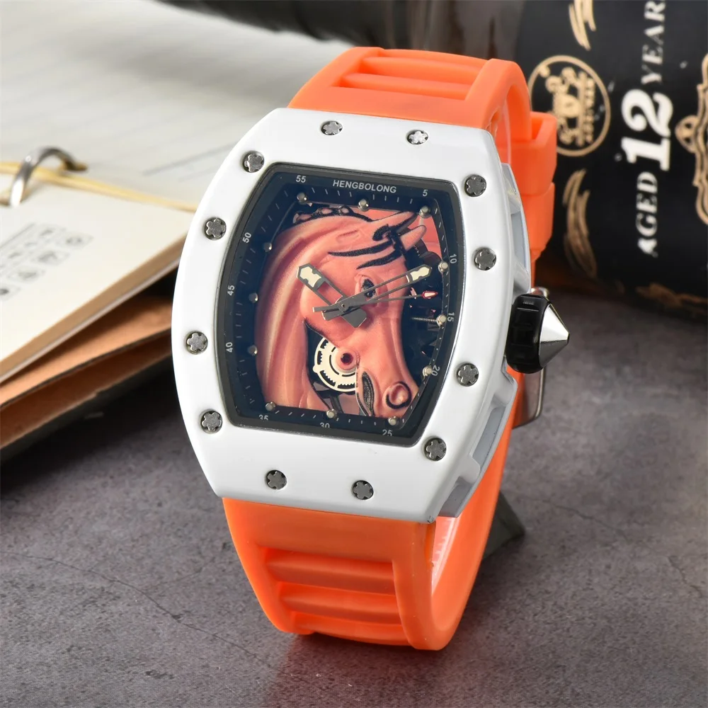 Fashion Luxury men\'s ceramics watches customized wholesale waterproof sports Men Wrist quartz watch