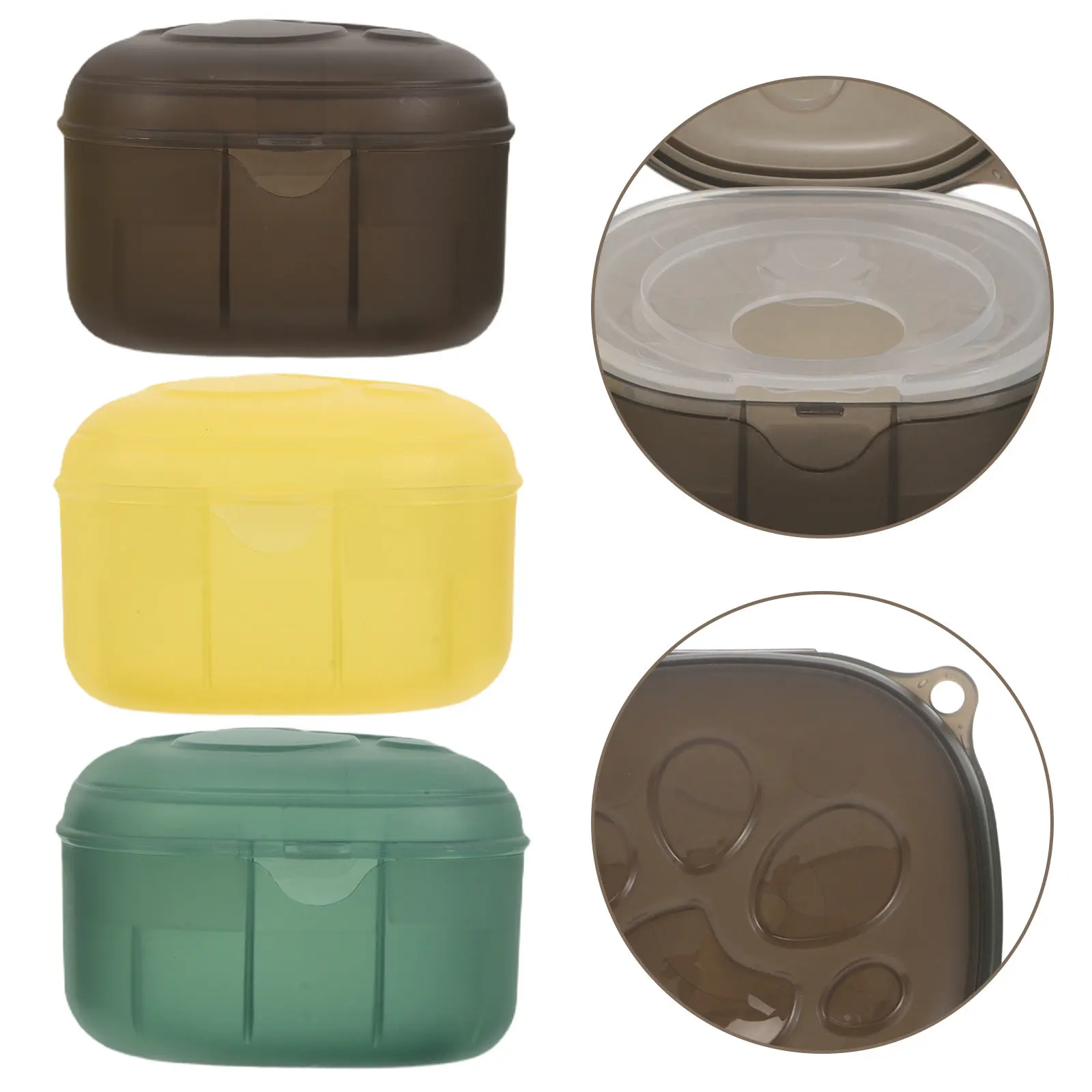 

Прозрачный футляр для сосок (3 шт.) для младенцев, пылезащитный, компактный, портативный, для путешествий и дома