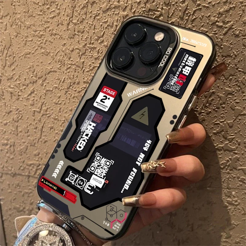 Phone Case for Xiaomi Redmi Note 14 12 11 10 13 Pro Plus 5G 12S 14C 13C 4G Mecha-Style Graffiti Cover Funda Redmi Note 14 Pro 5G view 4