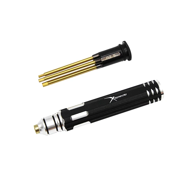 Xspede Titanium Nitride Coated Hex Driver Set 1.5/2.0/2.5/3.0mm XPSD4 – RC Maintenance Tool for Tamiya Arrma TRX Axial