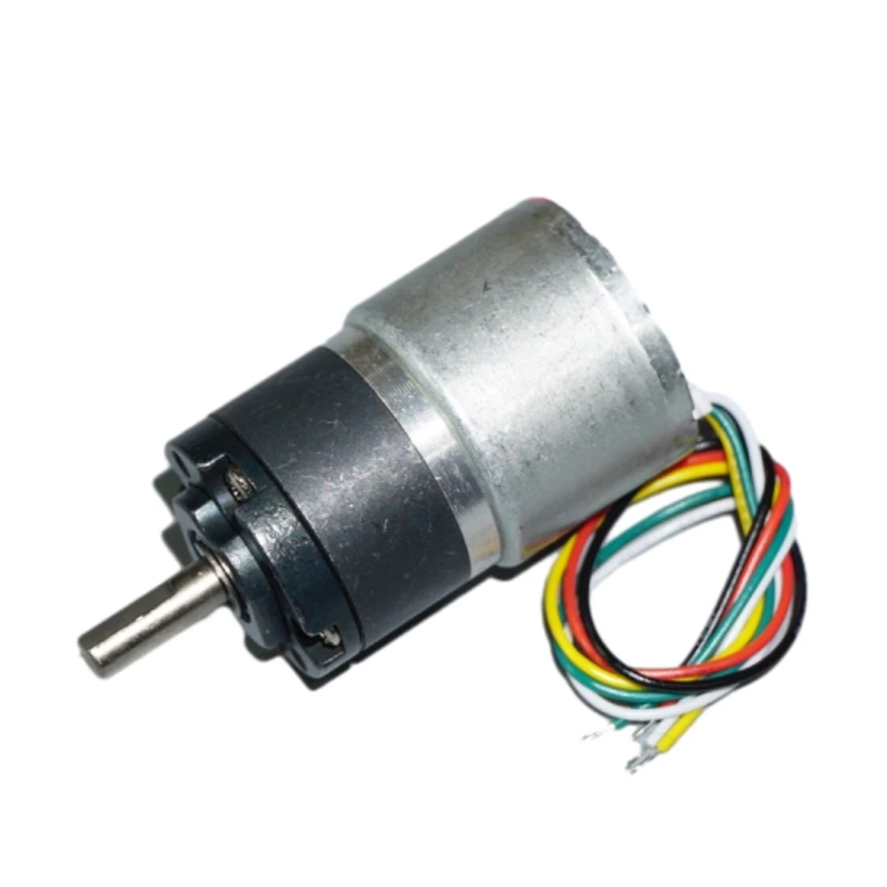 

2418 Brushless Motor 6-12V All Metal Gear Reduction Box Gear Motor 105-220 RPM Planetary Gear Motor 19:1 Deceleration Ratio