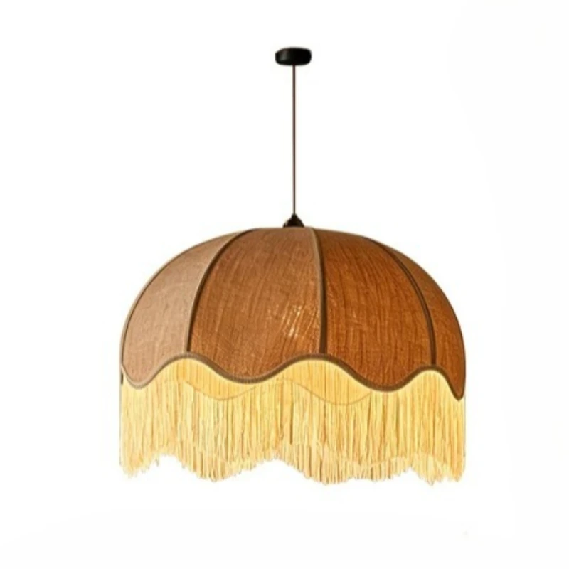 French Antique Restaurant Chandelier Villa Living Room B & B Bedroom Retro Atmosphere Fringed Lighting