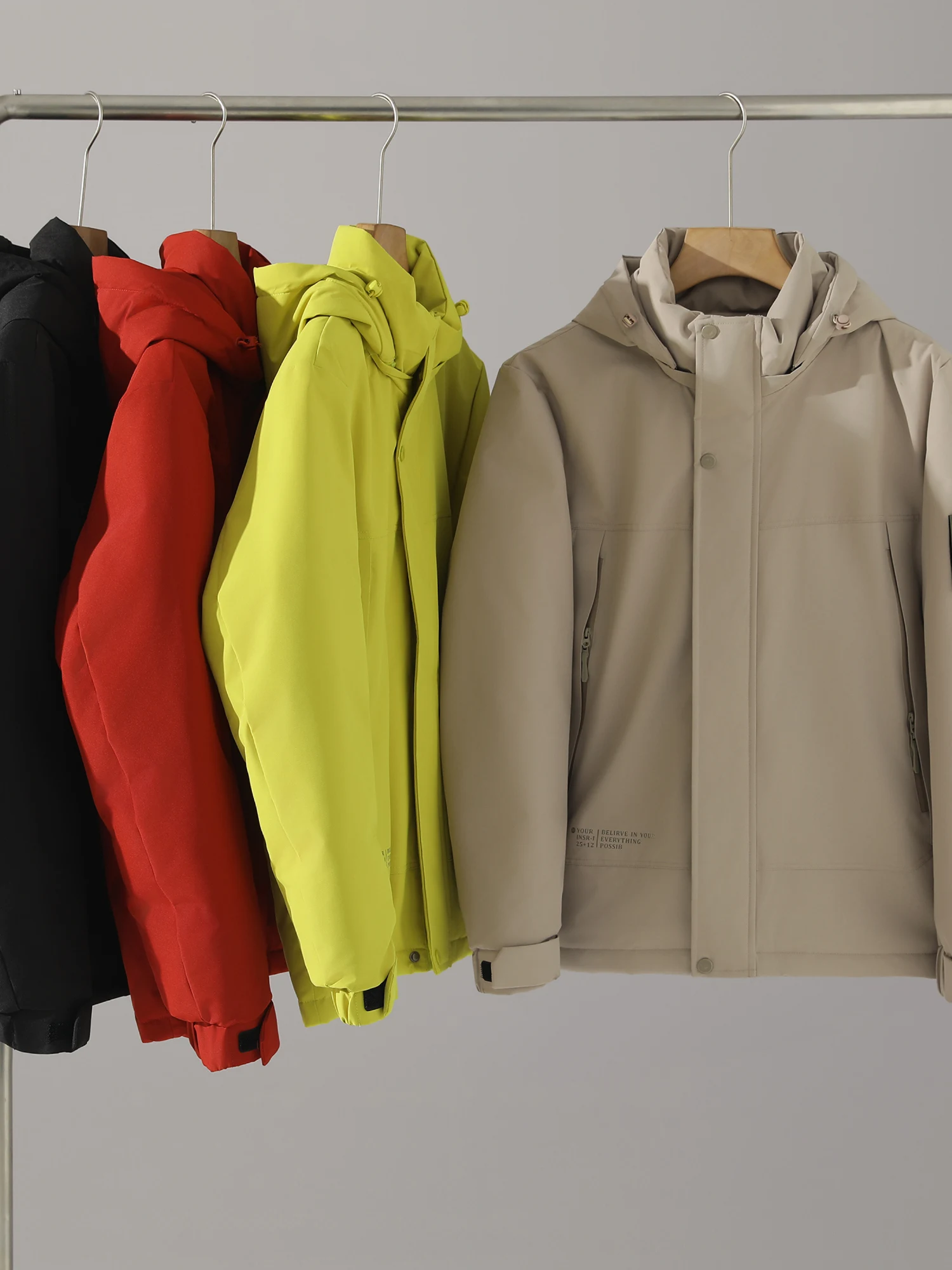 

Men's Outdoor Skiing Jaet aphene Warmth Wool Inner ell Climbing Snowboard Faionable Urban Loose Fit Long Sve Hoodie