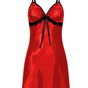 المرأة مثير ملابس النوم الحرير الساتان بيجامات زلة اللباس بلا أكمام بيجامة ثوب نوم بالإضافة إلى حجم مريح أفضل 10 بيجامات نسائية مثيرة للمبيعات - رقم 6