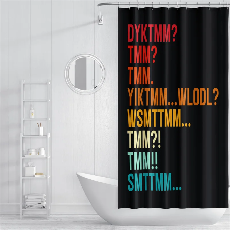 Gaslight Gatekeep Girlboss Do You Know The Muffin Man DYKTMM Shower Curtain Set with Grommets and Hooks for Bathroom Decor
