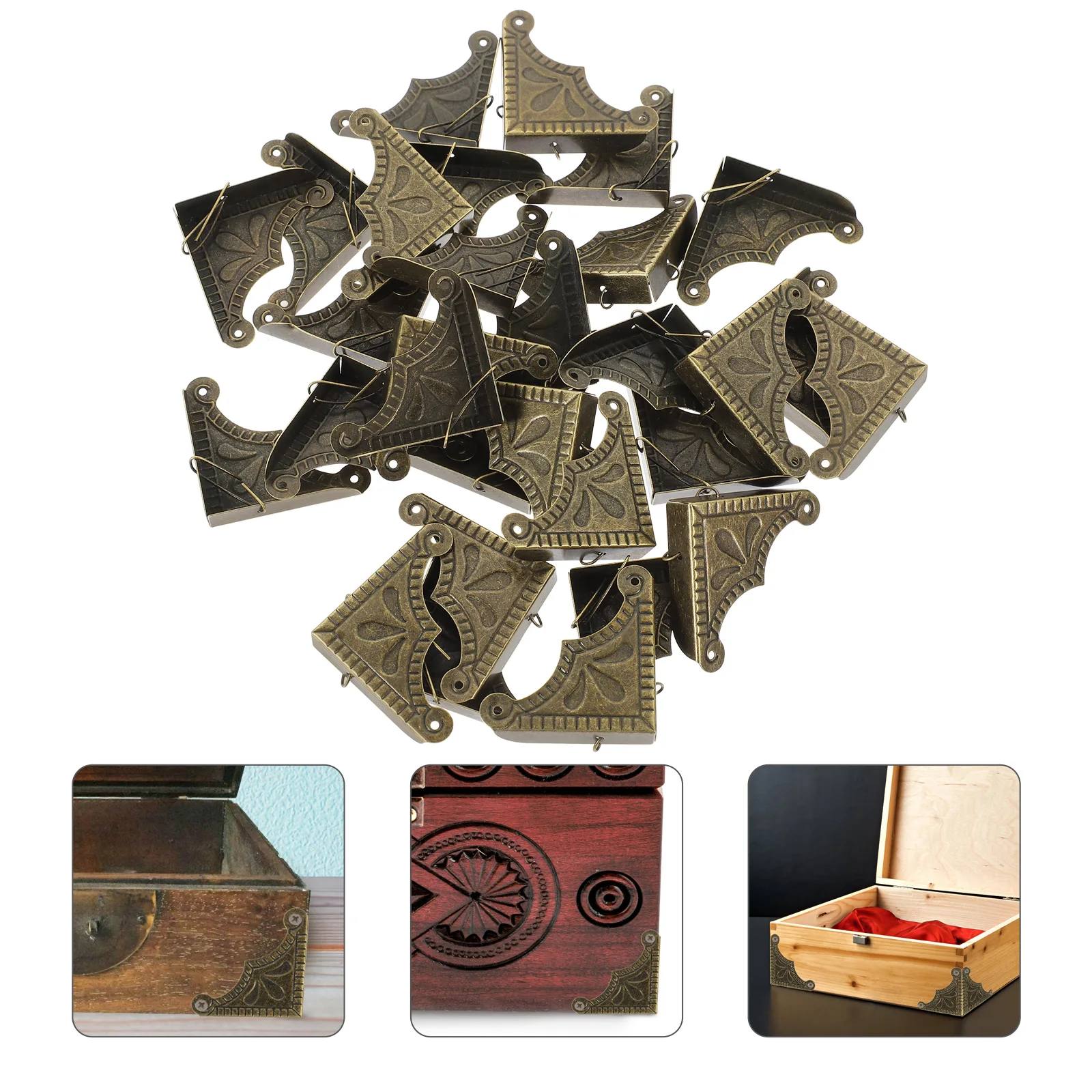 

30 Pcs Corner Decoration Guards for niture Edge Protectors Cabinet Side Table