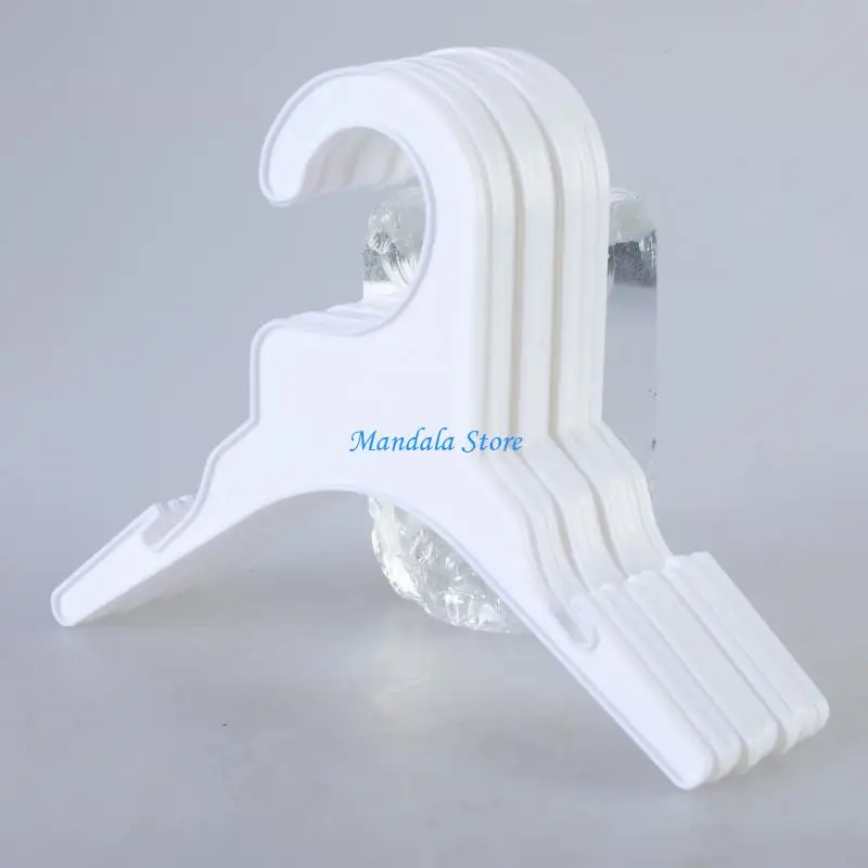 

U2JC 10pcs Pet Clothing Hangers Plastic Dog Cats Clothes Hanger Outfit Rack For Various Dog Clothes Organizing Hanging Rack