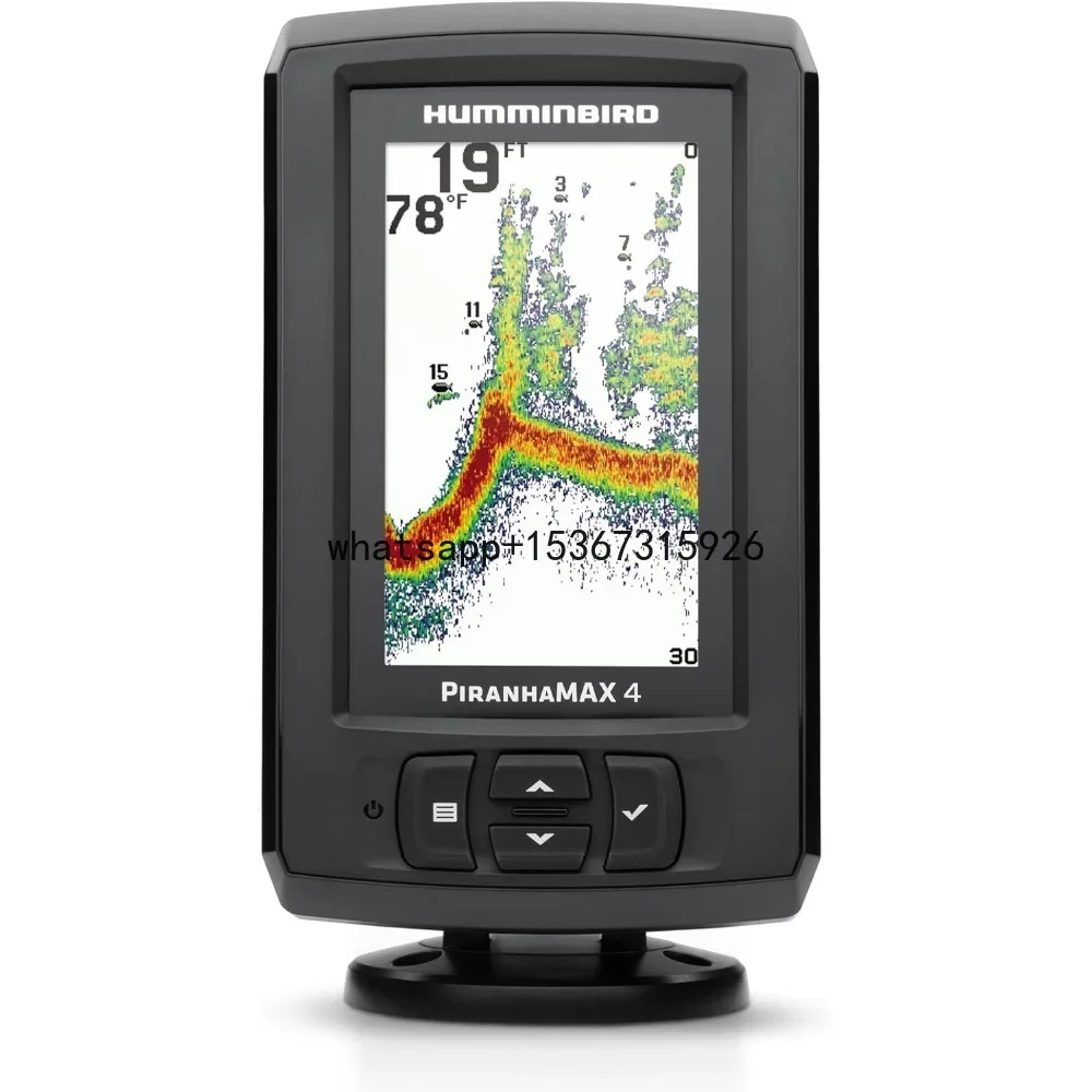 410150-1 PIRANHAMAX 4 Fish Finder,Black