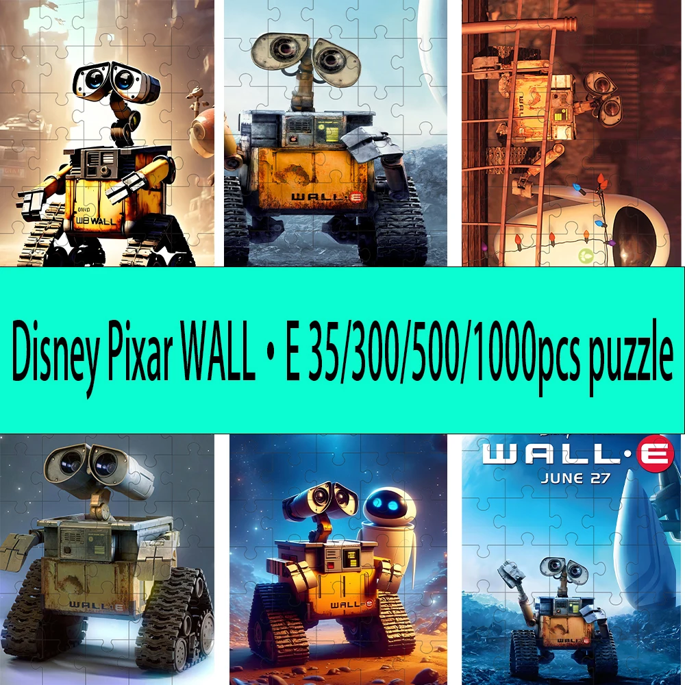 

Disney Pixar WALL·E 35/300/500/1000pcs puzzle wooden onePiece Puzzles for Adults childrenEducational Toys Gifts