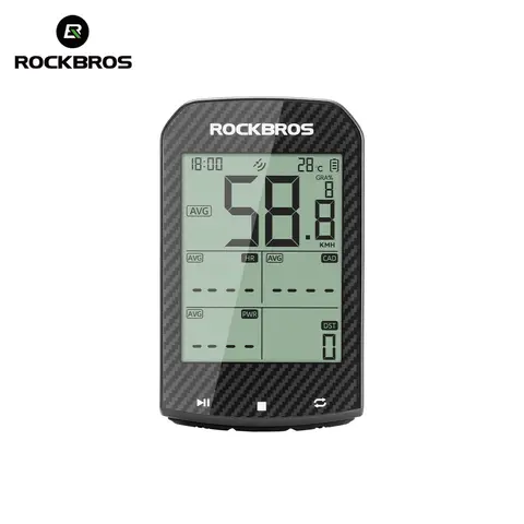 ROCKBROS 자전거 컴퓨터 M1Pro AIROHA AG3352Q 5.0 ANT + 블루투스 IPX6 방수 사이클로 컴퓨터 속도계 자전거 스톱워치