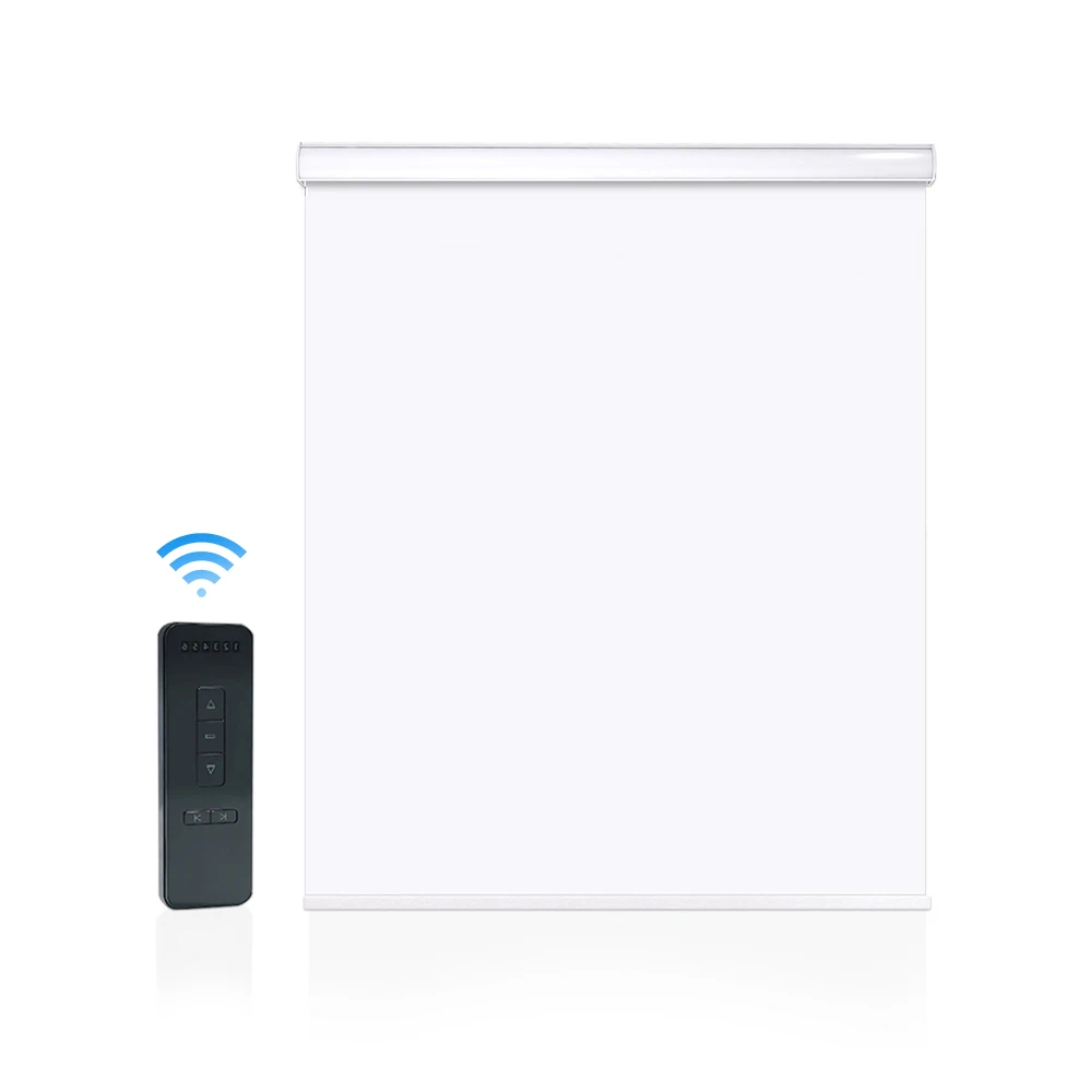 

Smart Control Roller Blinds for Window Shades, Semi-Blackout, Custom Size, Cover Box for Kitchen, Living Room, High Quality