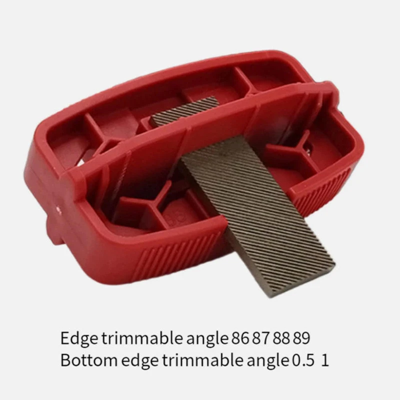 1 قطعة مجموعة ضبط مشطوفة لحافة التزلج على الجليد ومبراة حافة عالمية مع دليل زاوية للتزلج على الجليد والتزلج وحواف لوح التزلج