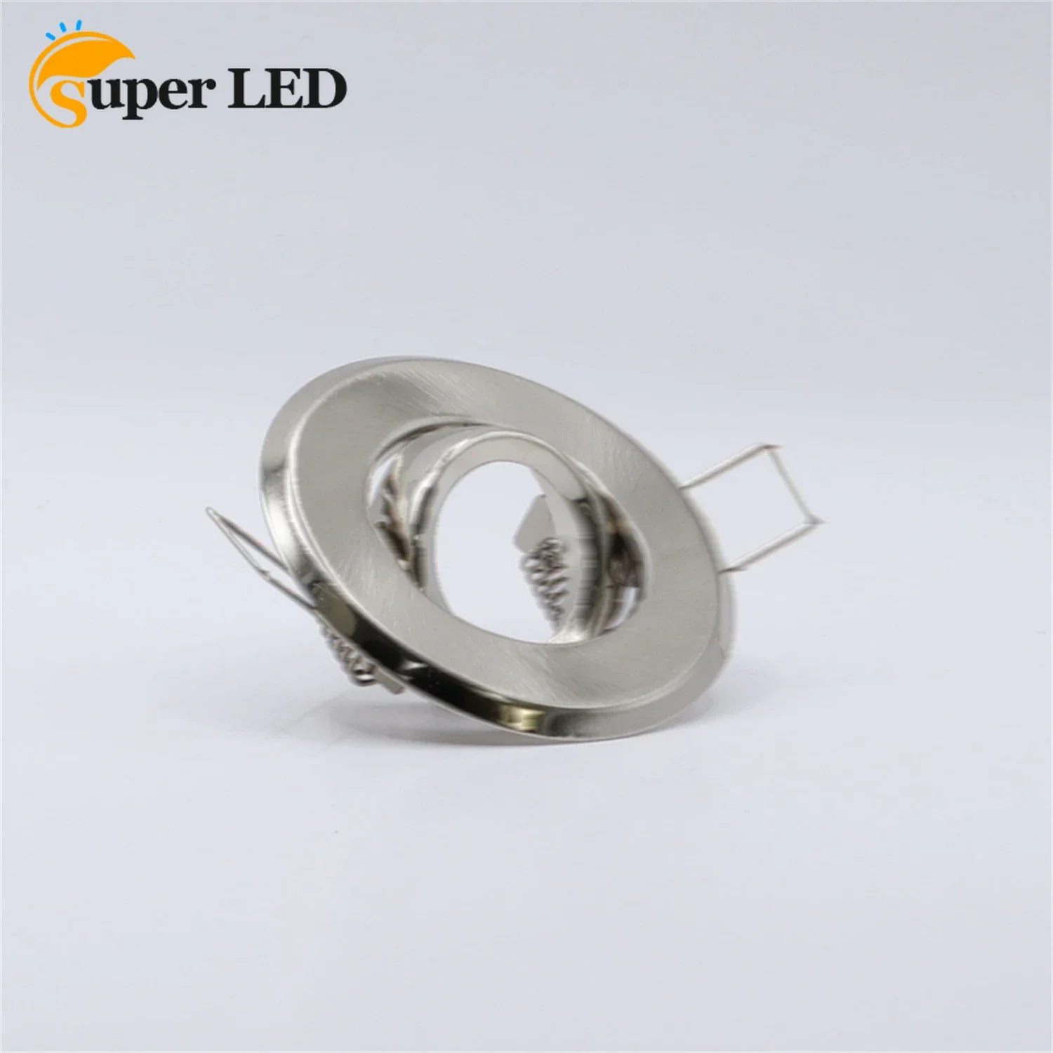 

Satin Nickel Iron Metal Cut Out 45mm LED Lighting Housing MR11 Ceiling Spot Light Fixture for Home