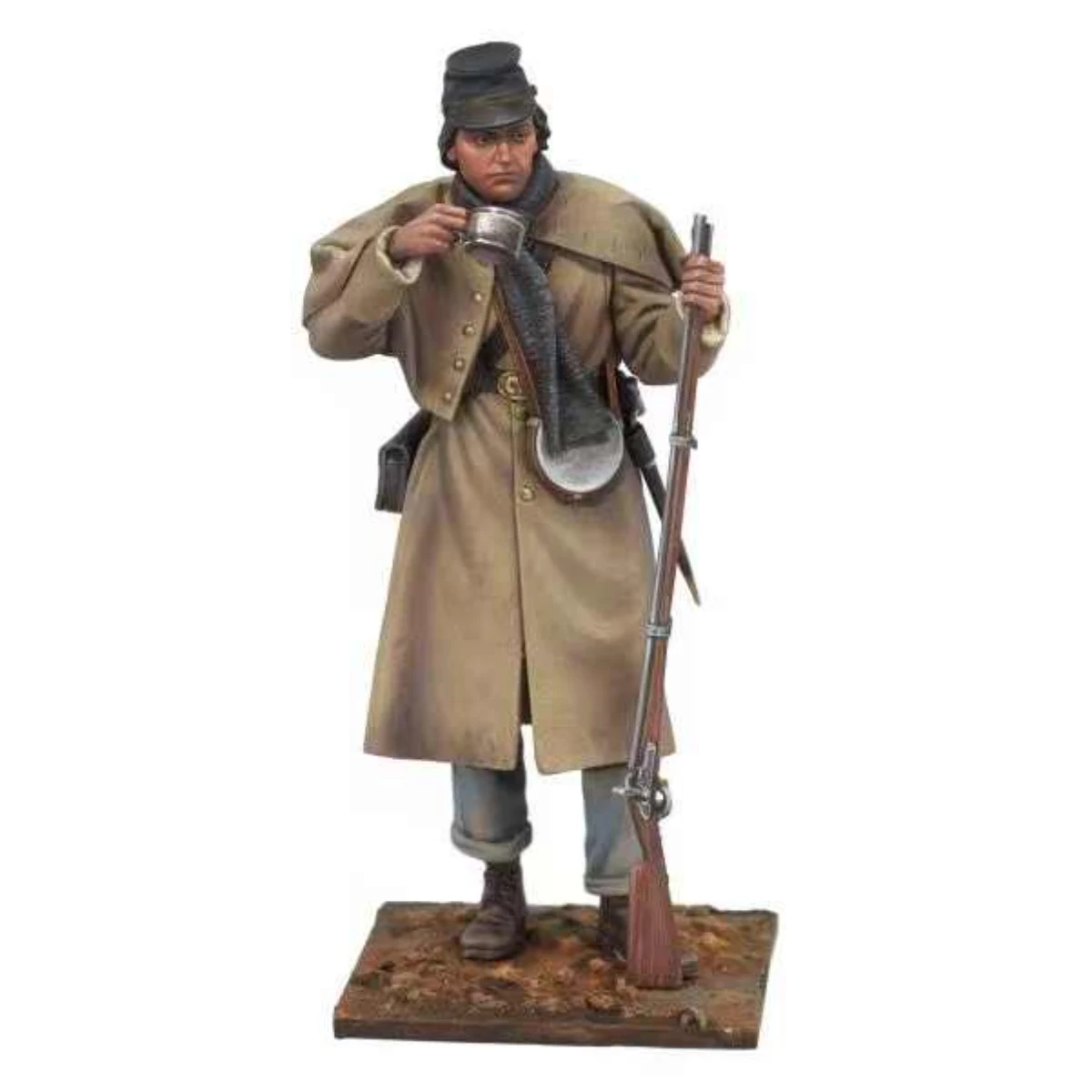 1/24 Resin Unpainted Model Kit, Military Theme, 3rd Georgia Infantry Regiment Private Unassembled and Unpainted GK