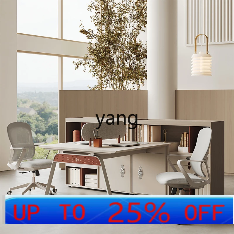 LHH  staff position screen modern simple office desk and chair combination