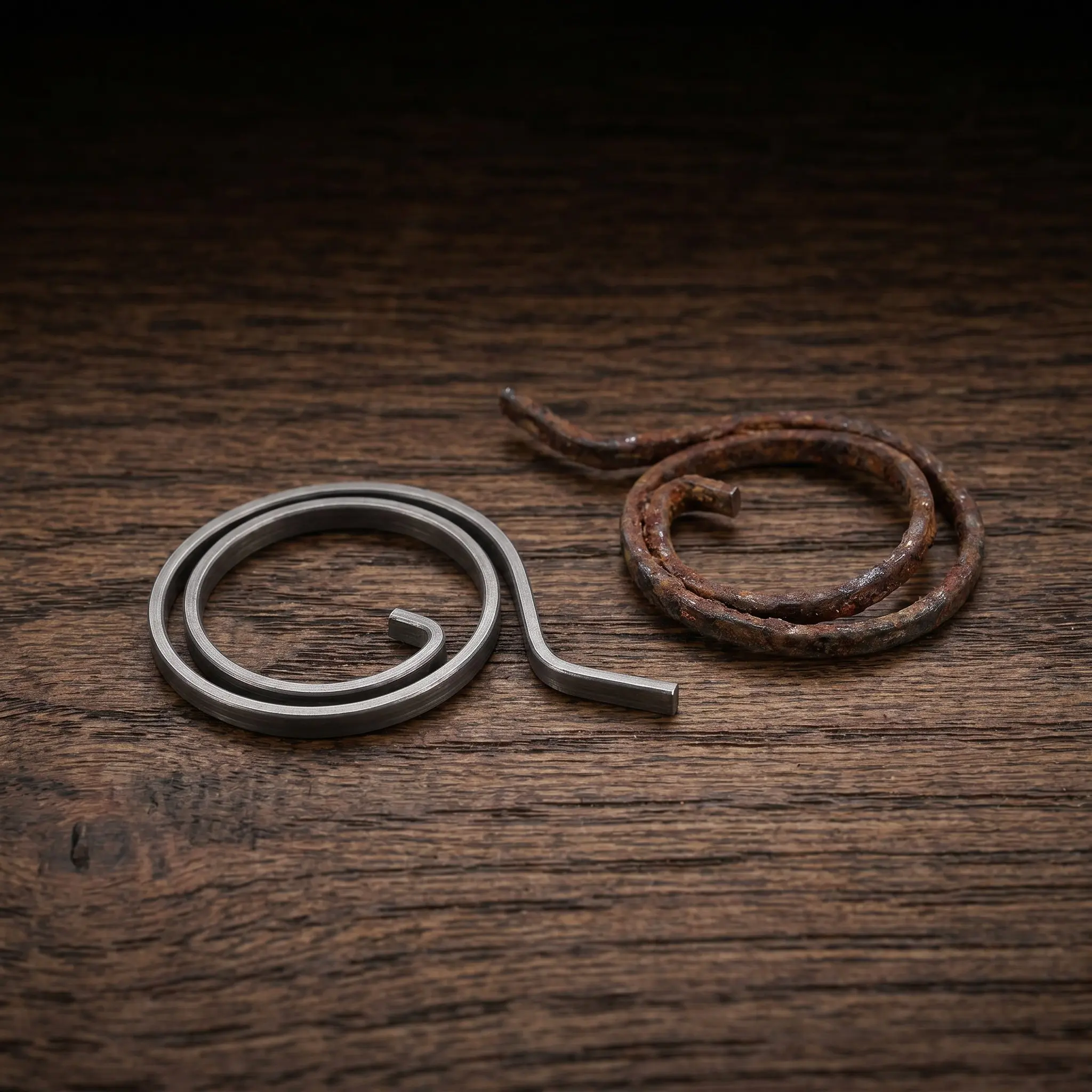 2Pcs Spiral Torsion Return Spring Flat Coil 28x42x20mm for Mortise Door Handle Lever Spring Replacement Door Lock Springs