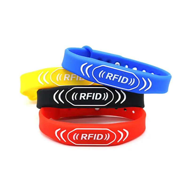 1pcs 125Khz T5577 Rewritable RFID Bracelet Silicone Wristband Watch Copy Clone Rewritable Key Badge Access Control Token Card