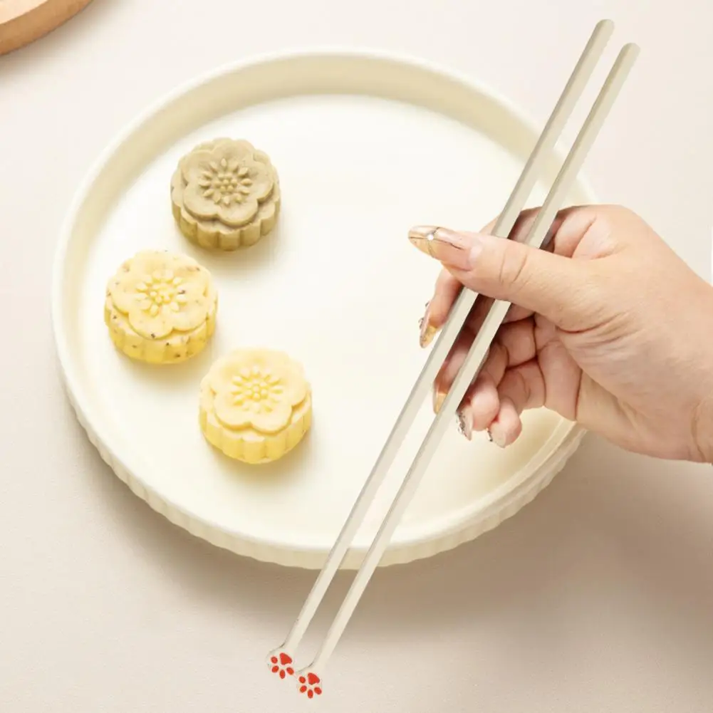 

1 Pair Cute Cat Claw Chopsticks - Non-Slip, Lightweight, Food-Grade Safe - Perfect for Sushi, Noodles & Cat Lovers Gift