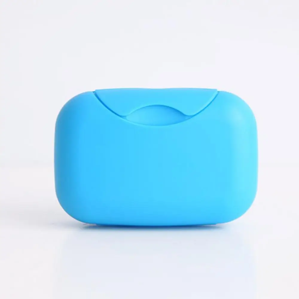 Portable Soap Dishes Candy Color Travel Soap Dish Box Portable Case Holder Container Bathroom Tool Bathroom Products