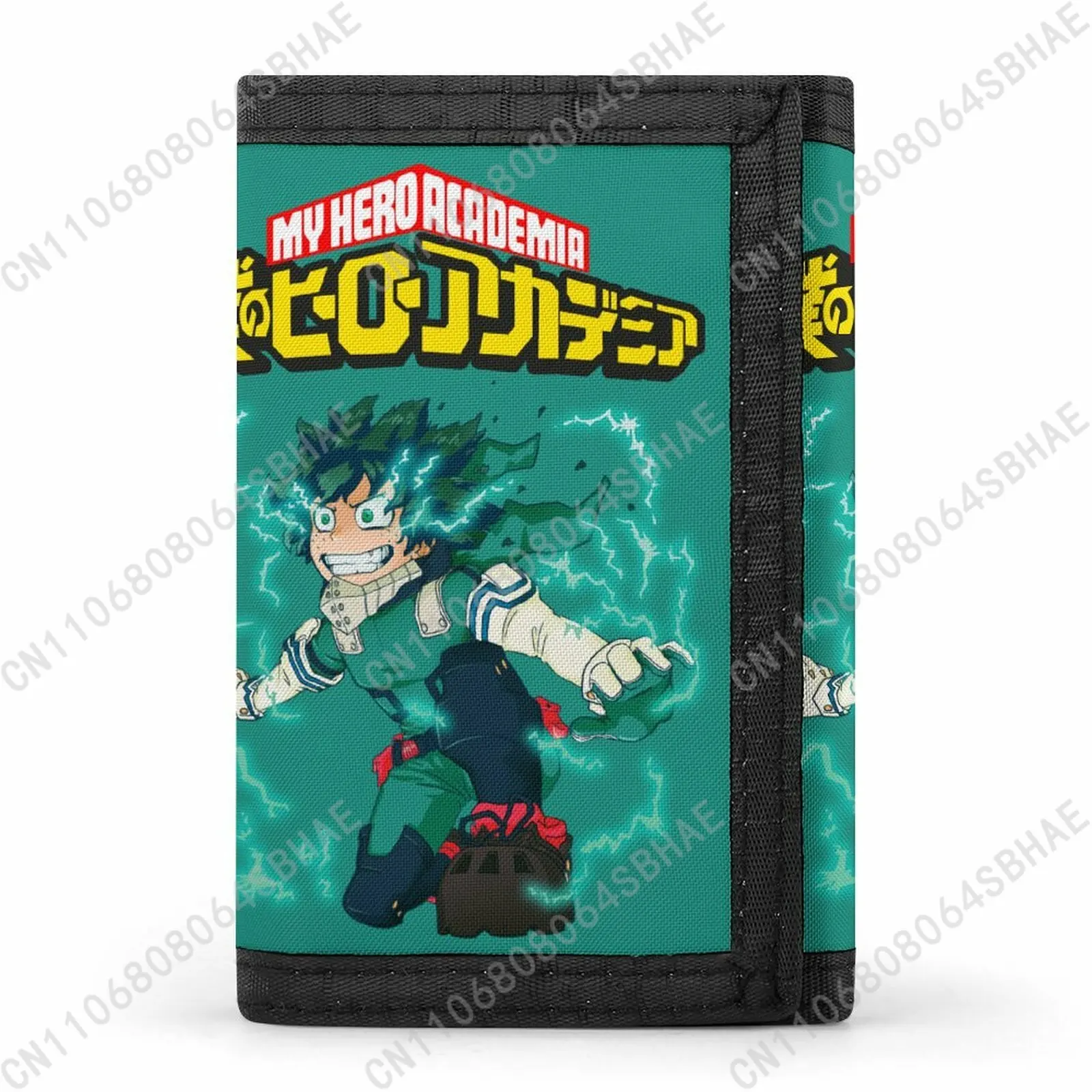 

My Hero Academia Izuku Midoriya Trendy Tri Fold Wallet Teenage Girls Boys Slim 3 Fold Card Personalized Pattern Purse for School