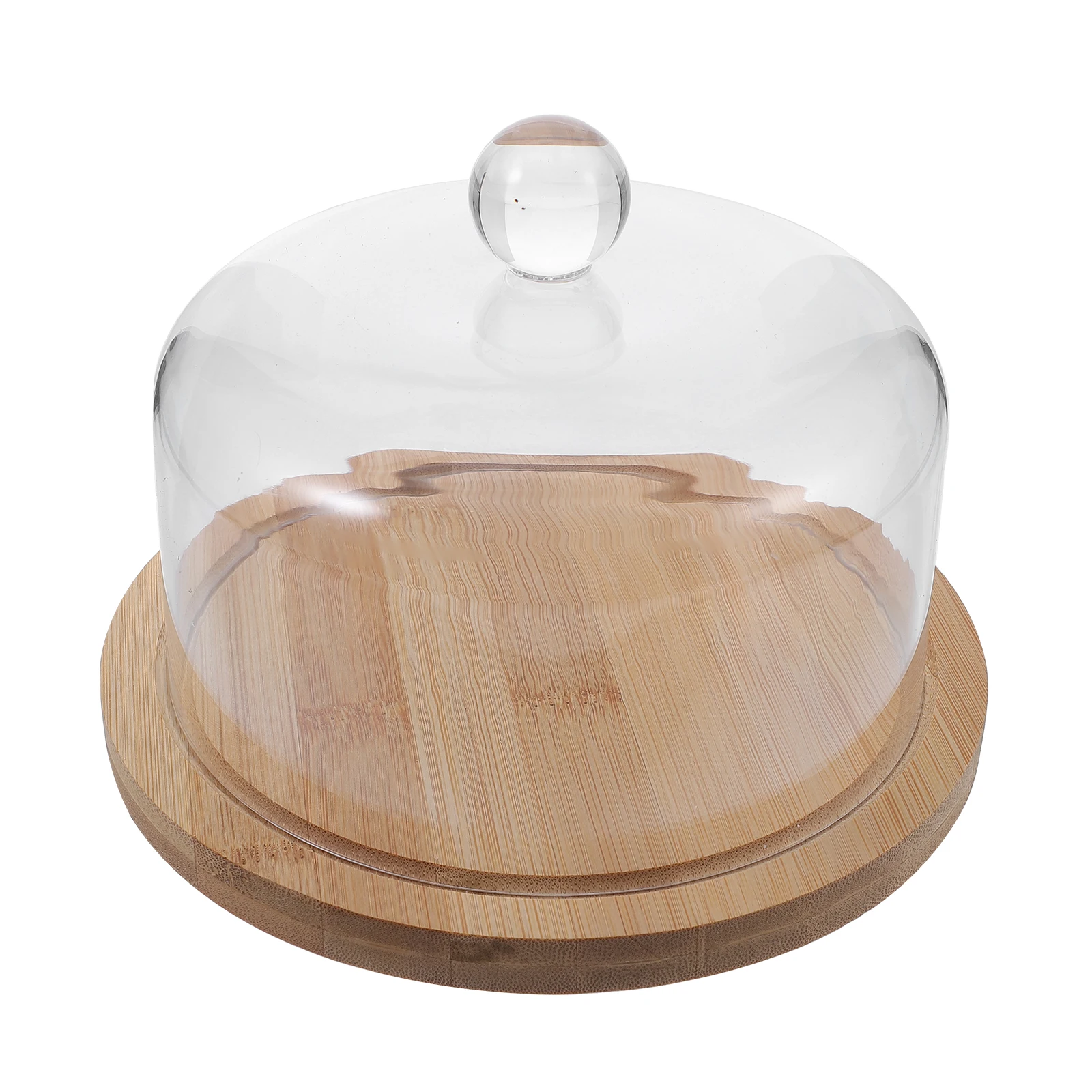 

Acrylic Food Cake Carrier Cakes Base Covers Storage Container Transparent Dome Fruit Tray Household Dessert Lid Snack Cover