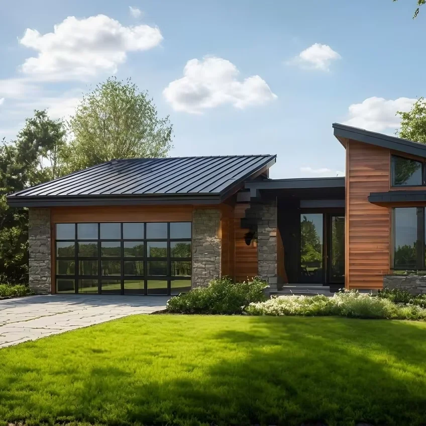 All-Inclusive Light Steel Villa Kit, Modern Single-Story Prefab House with Complete Design & Installation Service