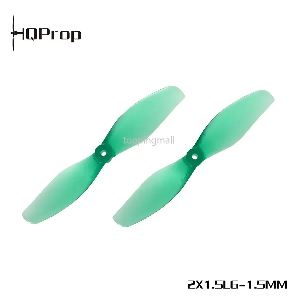 10Pairs HQPROP 2X1.5 51MM Poly Carbonate 1.5MM Shaft for RC FPV Freestyle 2inch Toothpick Cinewhoop Drones DIY Parts