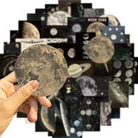 50PCS Vintage Planet Map Stickers World Map TraveDIY Stickers Scrapbooking Phone Luggage Skateboard Waterproof Graffiti Decals 4