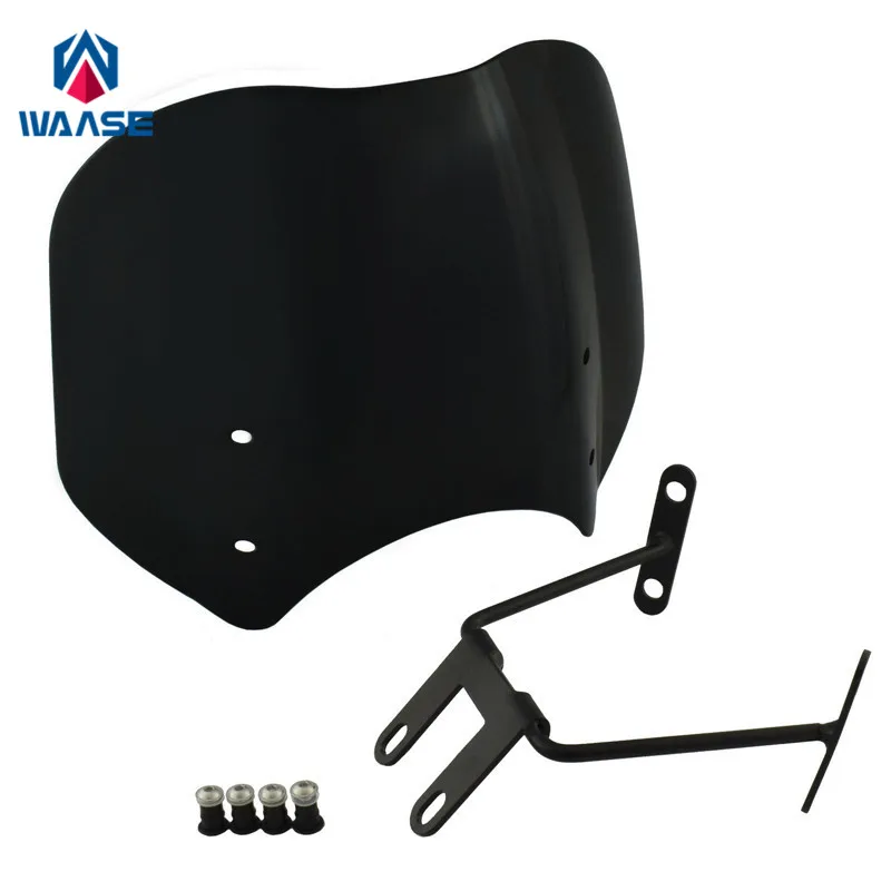 

waase For Honda Rebel 300 500 CMX300 CMX500 2017 2018 2019 2020 2021 2022 Windscreen Windshield Shield Screen With Bracket