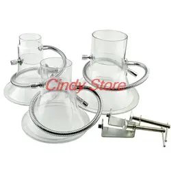 assembly line soldering fume hood exhaust hood smoking dust exhasust hood Exhaust pipe Horn cover with clamps bracket