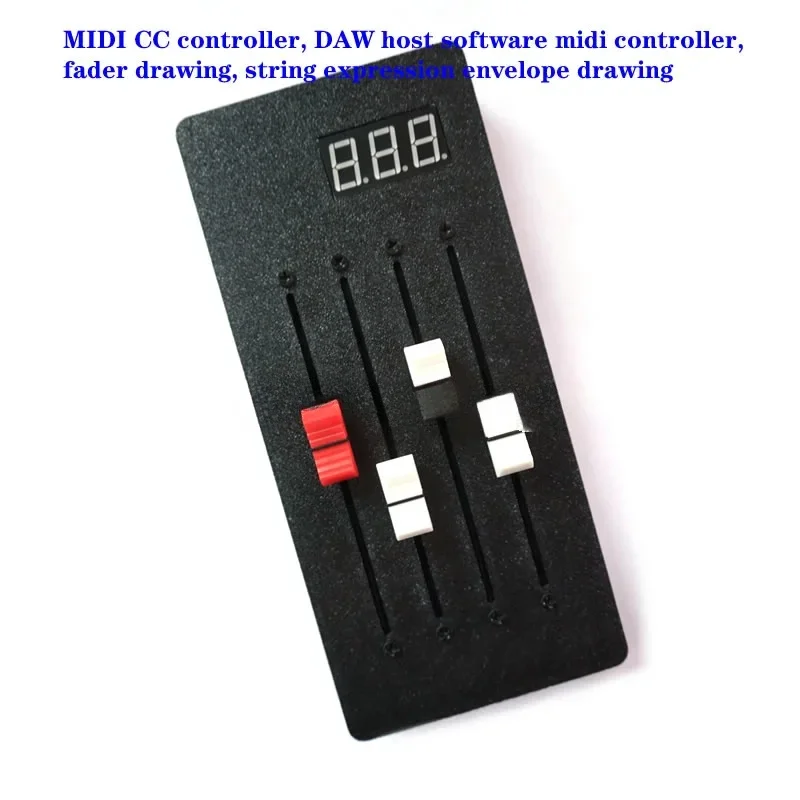 Host Software DAW 4-track 12-channel MIDI Controller CC, Attenuator Plotting