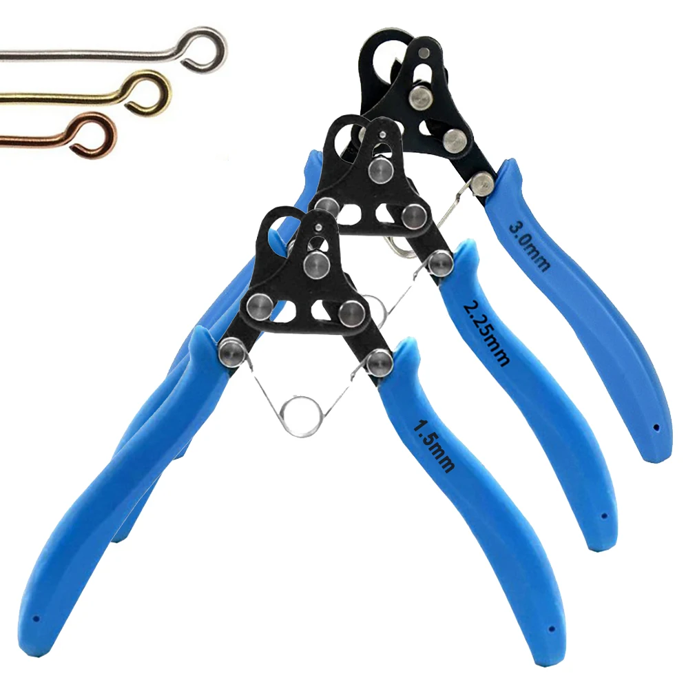 Wire Rolling Plier 1.5/2.25/3mm 9-Pin DIY Copper Wire Bending Plier Jewelry Making Tool Round Nose Pliers For Wire Ring Wrapping