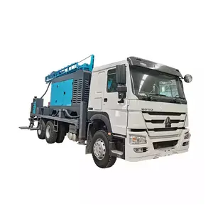 300M عمق الهيدروليكية الروتاري آلة حفر آبار المياه DTH شاحنة شنت آلة حفر آبار المياه أفضل 10 أجهزة حفر آبار للمبيعات - رقم 6