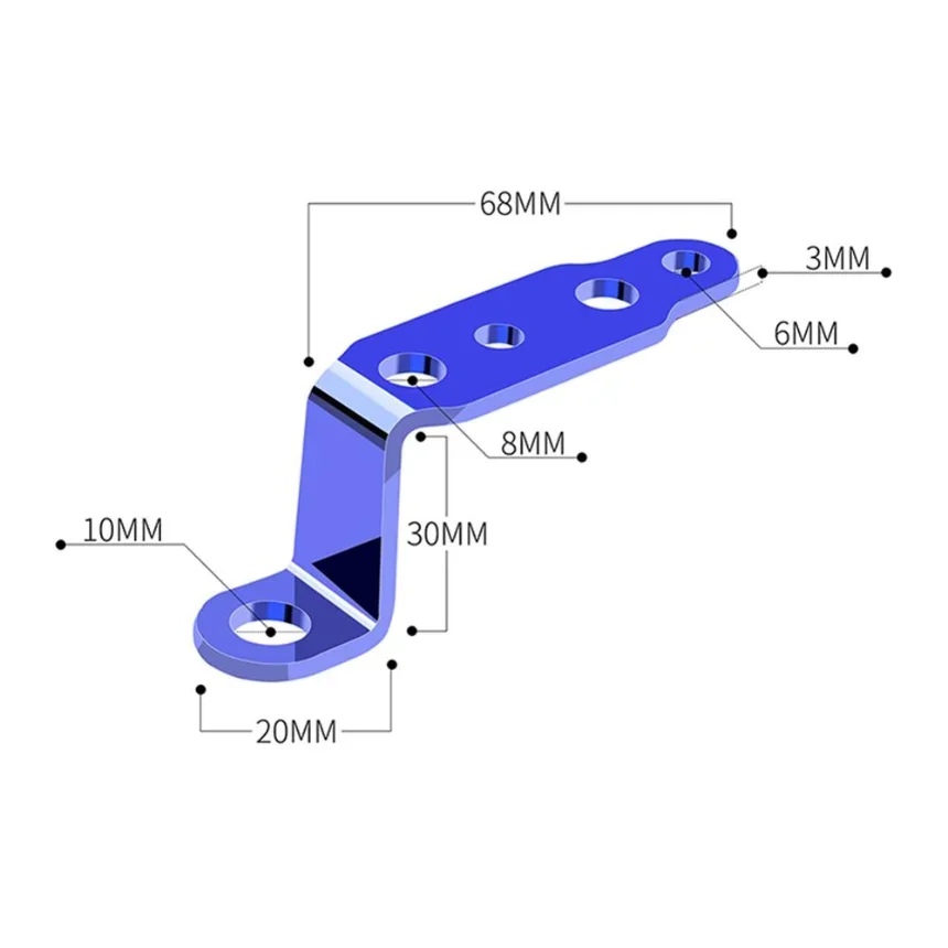 Motorcycle Rearview Modified Headlight Bracket Multi-functional LED Spotlight Electric Car Accessories Extension Brackets 1pcs image 2