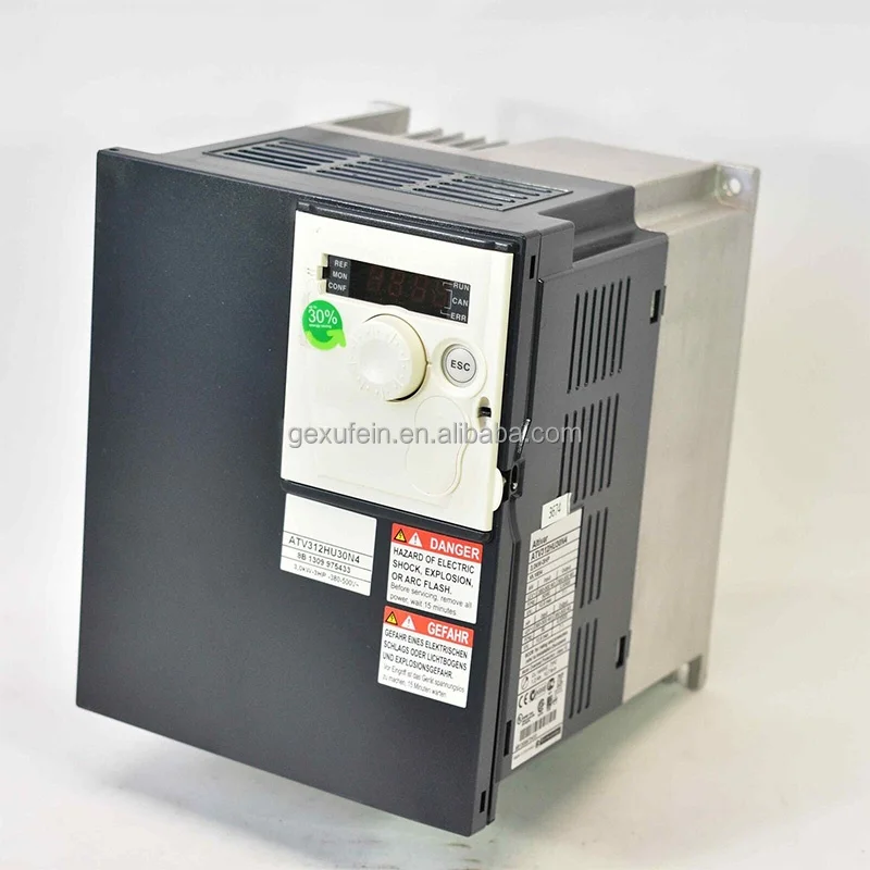 New Original Sch-neider ATV312HU30N4 Variable Speed Drive Altivar ATV312, 3kW, 7.1kVA, 323..550V, 3 Phase Supply, 7.1A, CANopen
