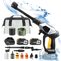 Cordless Pressure Washer, 20V Battery Pressure Washer with two Rechargeable Battery, Charger and many Accessories, Portable Pres