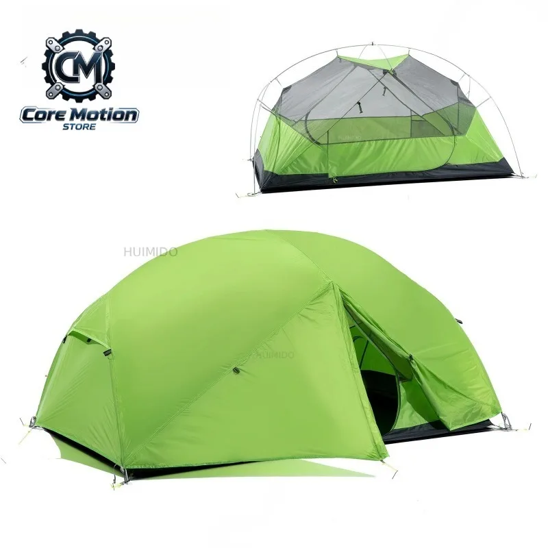 2 Person Camping Tent 20D380T Nylon Double Layer Breathable Waterproof Windproof Professional Ultralight Tent Suitable