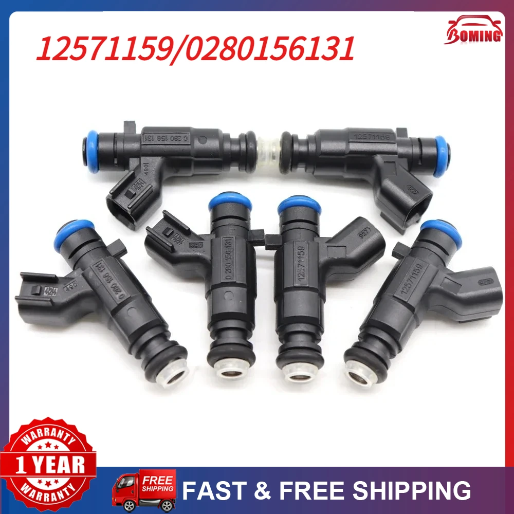 

Fits For CADILLAC CTS SRX STS BUICK ALLURE LACROSSE RENDEZVOUS 2004-2008 FJ703 62266 83212116 Fuel injectors 0280156131 12571159