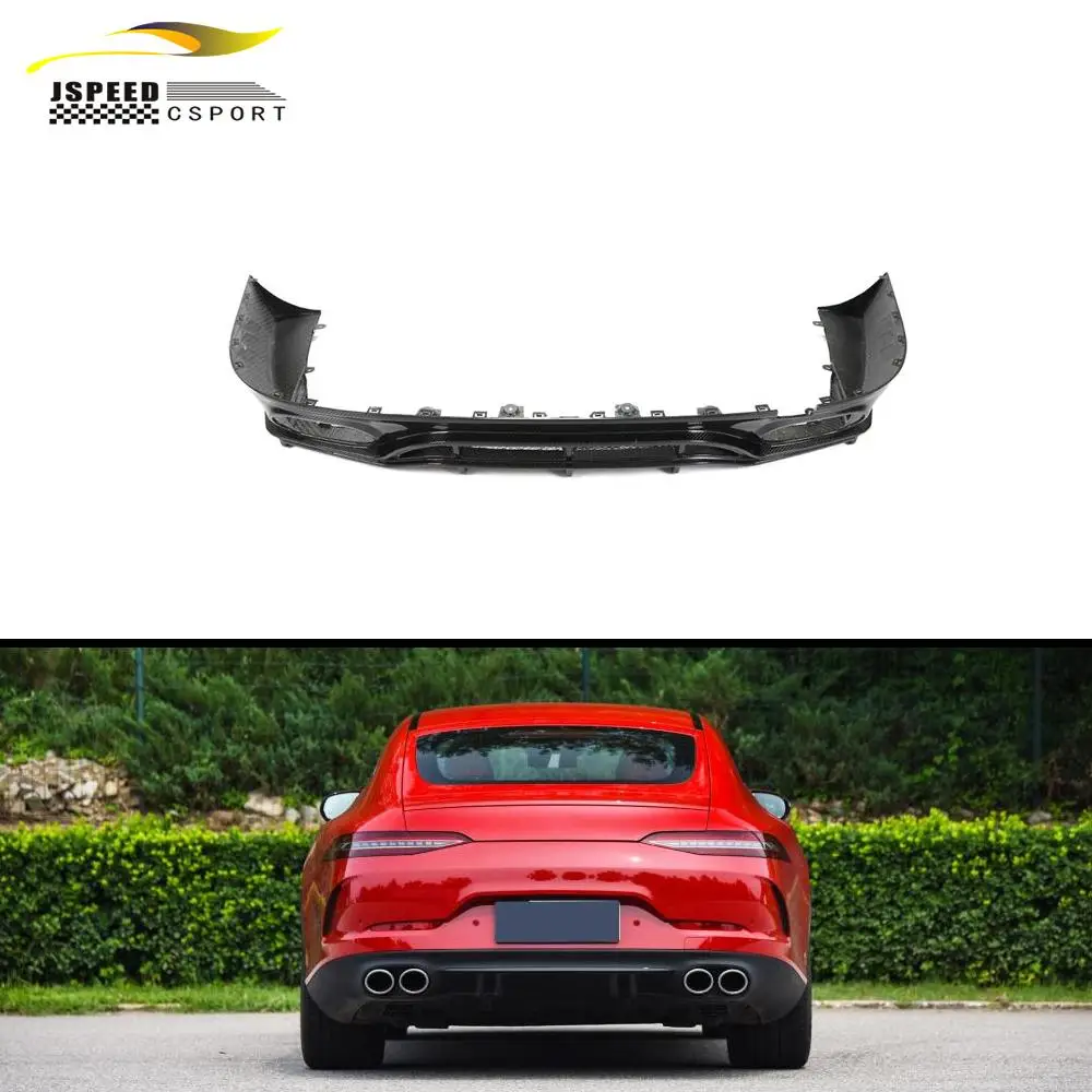 

Suitable for The carbon fiber rear diffuser is suitable Suitable for the 4-door Mercedes-Benz AMG GT 53 sedan 2019-2020