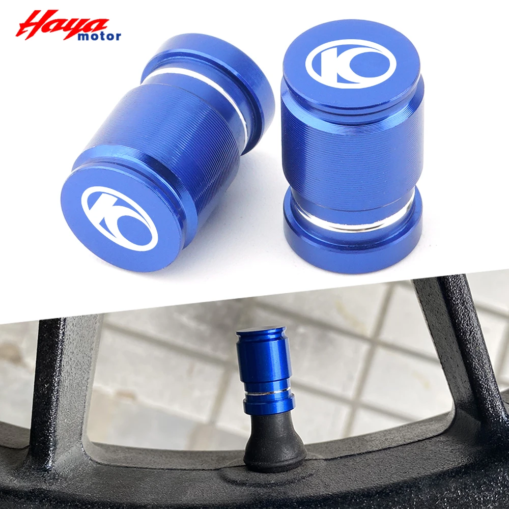 

For KYMCO AK550 XCITING 250 300 350 400 400S 500 DownTown 125 300i Motorcycle Accessories Wheel Tire Valve caps Airtight Covers