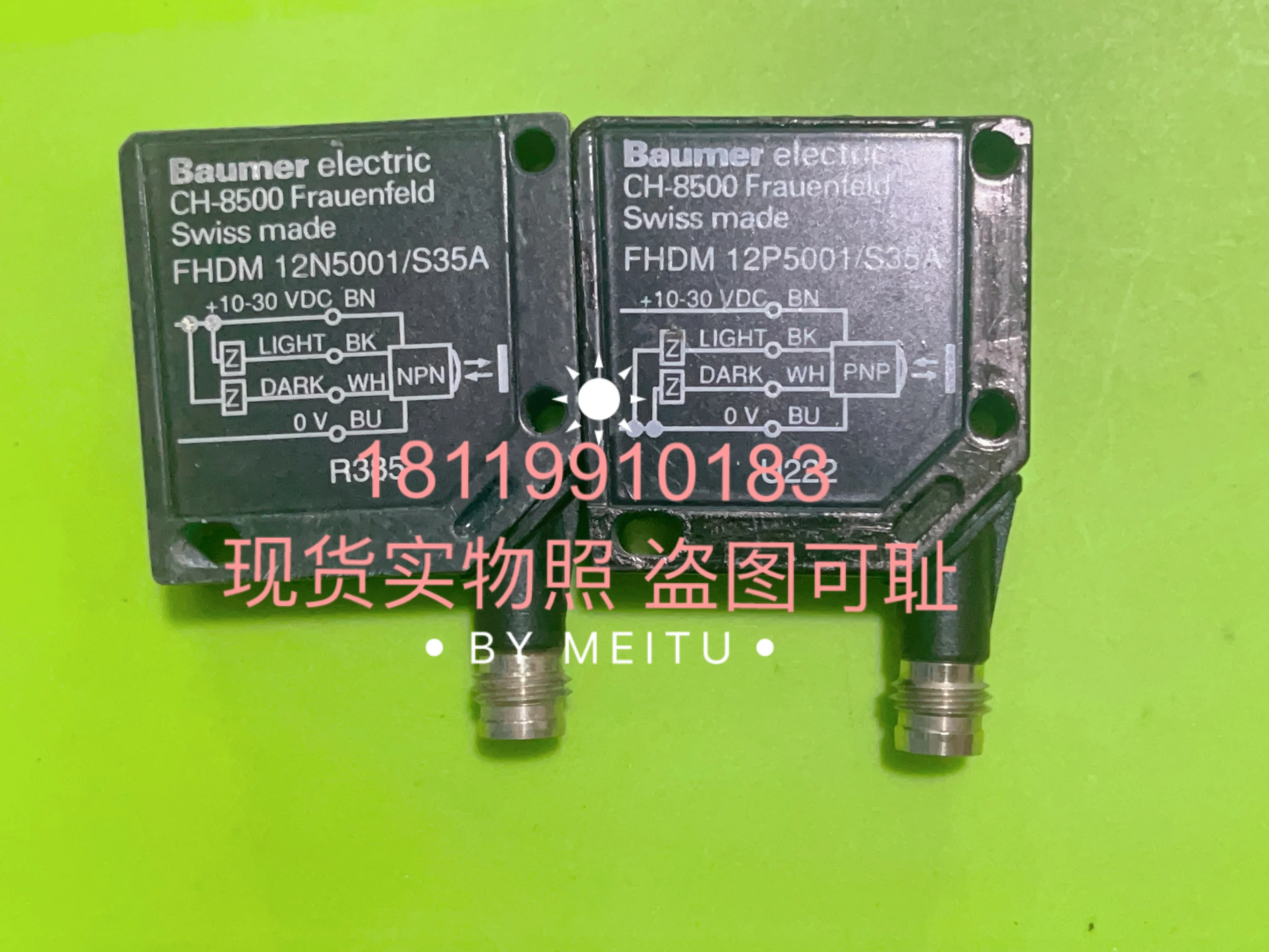 The Color Quality Of Baumer Photoelectric Switch FHDM 12P5001/S35A Is Shown In Figure FHDM 12N5001/S35A.