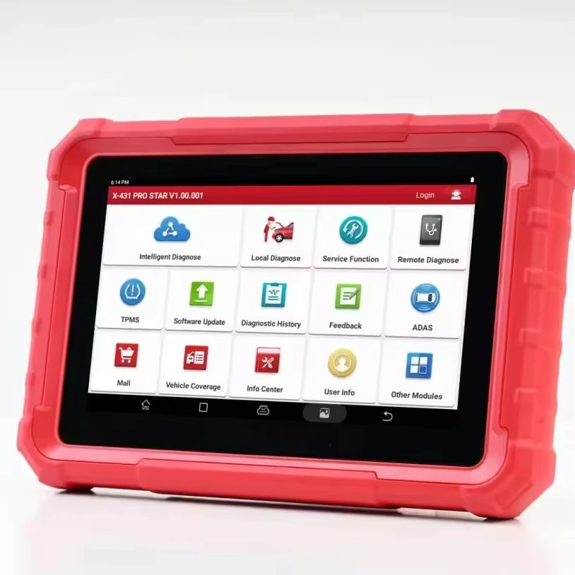X431 PRO STAR Automotive Diagnostic Scanner with ECU Coding Active Test for Professional Workshop