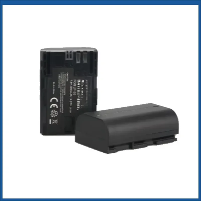 2000mAh 7.4V LP-E6 Camera Battery for Canon EOS 5D Mark II 2 III 3 6D 7D 60D 60Da 70D 80D 90D DSLR EOS 5DS Cameras
