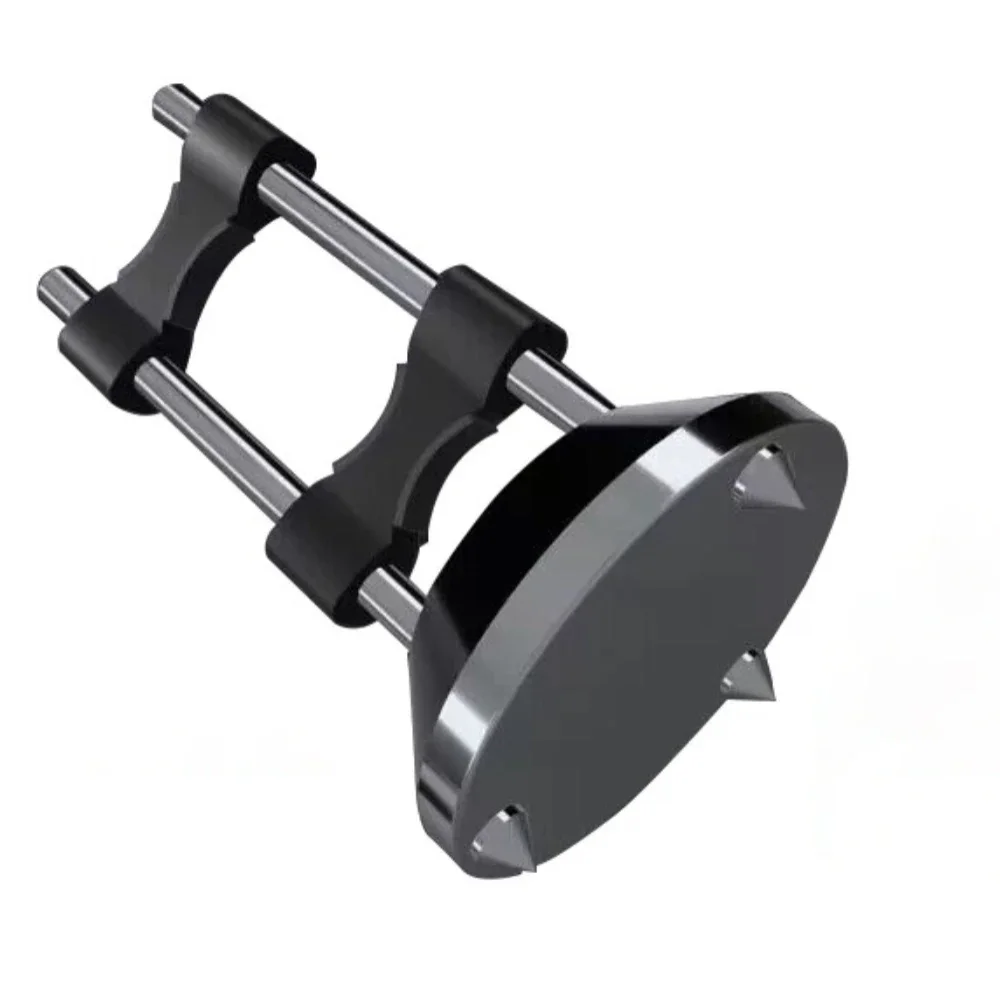 Adjustable Audio Cable Riser Stand – Stainless Steel Hi-Fi Cable Lifter with Vibration Damping Spikes for Speaker, Signal Cable