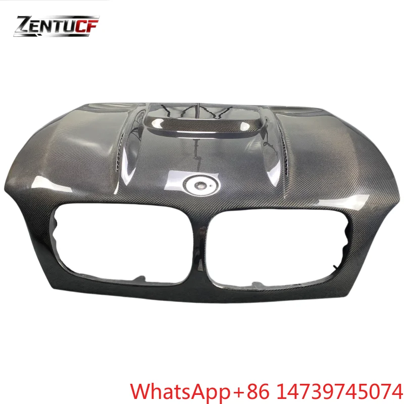 Carbon Fiber Engine Hood Body Kit For Old X5 X6 E70 E71 Front Bonnet Replacement Tuning PartsCar Parts And Car Kits