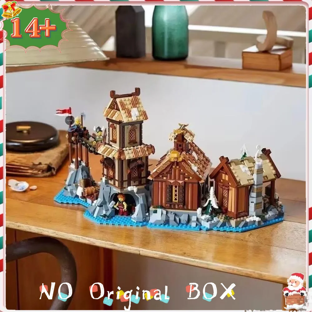 

In Stock 21343 2103PCS Viking Village Creative Series Building Blocks Puzzle Toy for Boys and Girls Christmas Birthday Gift