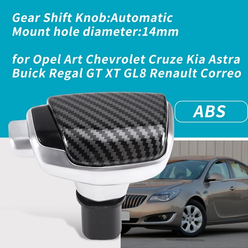 New Car Gear Shift Knob For Opel Insignia Astra Tourer For Buick Regal Excelle GT XT GL8 Renault Koleos