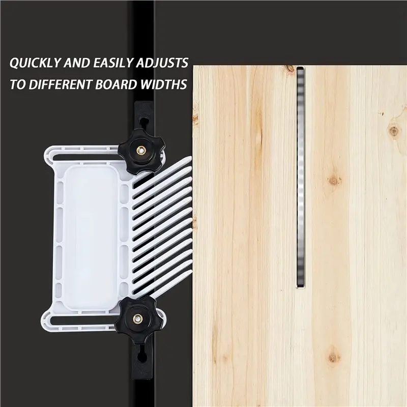 ABMI-Upgraded Featherboard Safety Device Stackable Feather Board Fits Most Standard , T-Slots, T-Rails On Table Saws,
