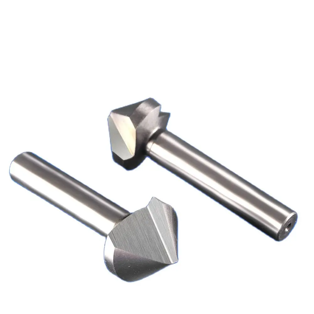 Weitol 1 flauto/3 flauti smusso bit 90 gradi frese HSS fresa per il taglio in acciaio inox incidere strumenti